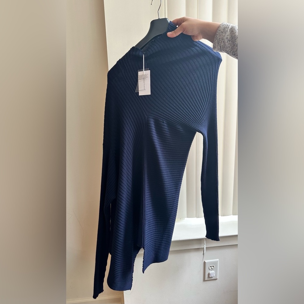 MARQUES ALMEIDA Navy Knit Sweater